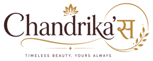 Chandrikas — online saree store logo, timeless beauty yours always